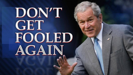Sounds like good advice coming from ex-President G W Bush!