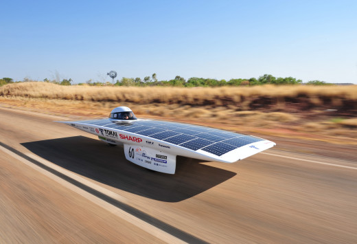 Solar car: Tokai Challenger. It won the 2009 World Solar Challenge.