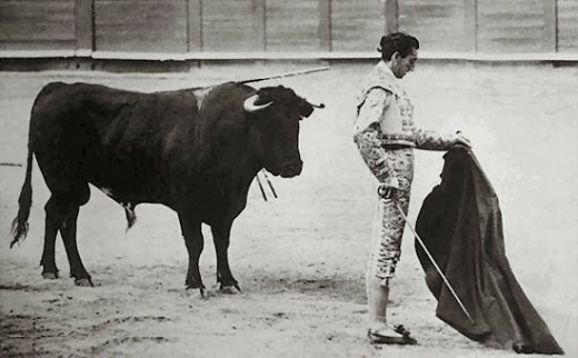 The great Spanish bullfighter Manolete, 1946
