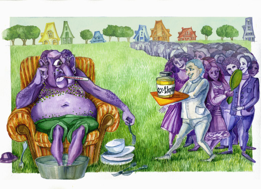 Drawing produced for the story by artist Elena Grin