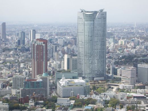Here we see the Roppongi Hills Mori Tower from the Government Building