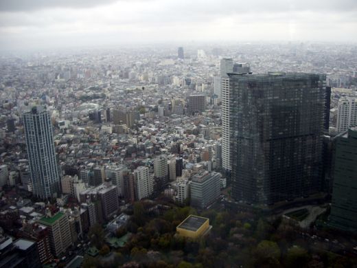 View of Tokyo Japan from the Government Building