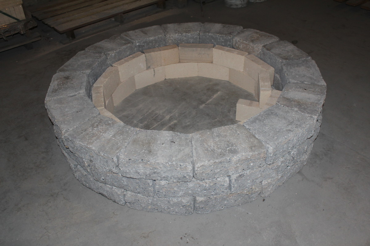 Here is an extra large surround with inside fire bricks (for wood burning models).