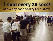 One unit of the Sound Blaster Roar was sold every second in a four days cash and carry tech show.