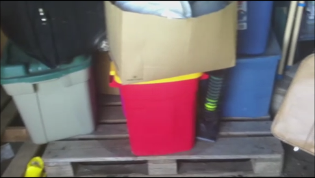 To protect vulnerable items from rodents storage of items in plastic totes is necessary.