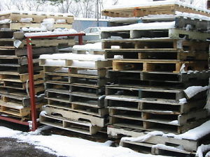 Many businesses give pallets away FREE!