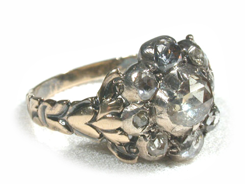 Classic worn heirloom diamon ring