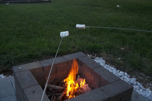 Marshmallows should be involved in any camping situation.