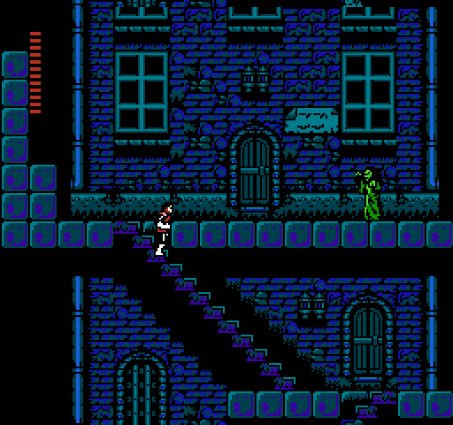 Stairs Were Annoying as All Crap in the Original Castlevania Games. Once You Started on Them, You Were Stuck to Them until You Got Off. Oh Konami, for Shame!