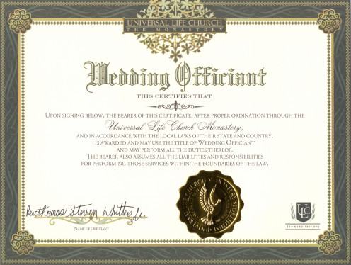 Officiant Certification