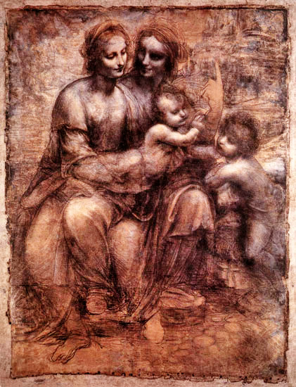 The Burlington House Cartoon  - Leonardo Da Vinci
