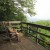 Enjoy a picnic lunch at one of the pull-off vistas.  Rocking chairs are provided!
