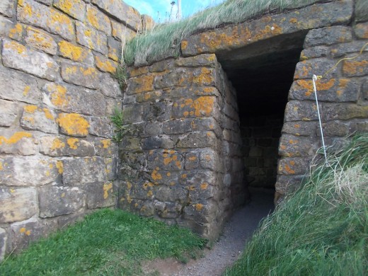Sallyport - a narrow entrance in the fort to allow access in and out. It is too narrow to fight in and it goes around a hairpin corner so you can't shoot through it either.