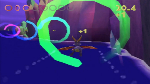 Flying levels are somewhat simplistic but do make for quite a challenge. Later installments in the series would improve on these segments a lot. 