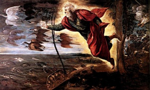 Creation of the Animals by Tintoretto, c. 1550
