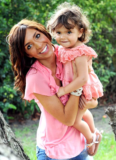 Farrah and daughter, Sophia