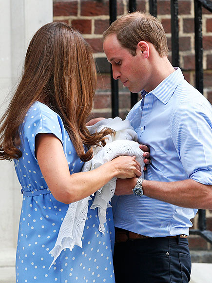 The royal debut of baby George.