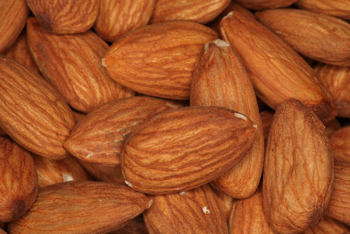 Raw almonds make a convenient snack with healthy fats and protein.