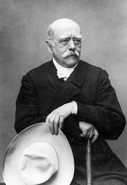 Otto von Bismarck, who became Germany's first Chancellor in 1871, after unification.