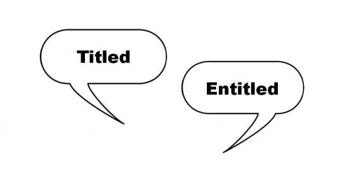 Are "titled" and "entitled" synonyms. 