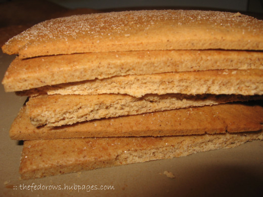 Keep these yummy Graham Crackers in a resealable baggie or container.  They also store well in the freezer.  Pull them out the next time you make s'mores!