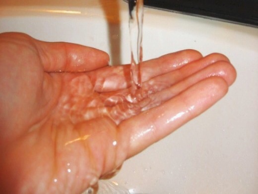 Splashing cold water on your face can be very invigorating!