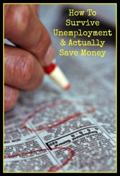 How to Survive Unemployment & Actually Save Money