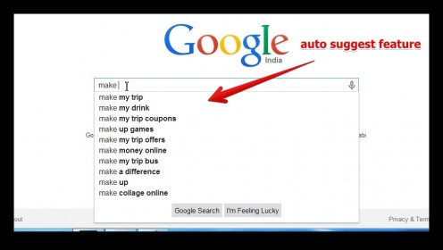 Google auto complete