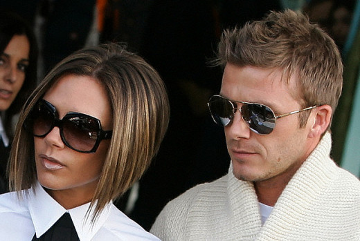 David Beckham and Victoria Beckham