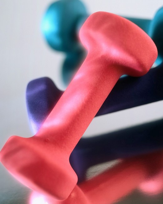 Don't lift weights that are too heavy, decide on an appropriate dumbbell before you start your workout!