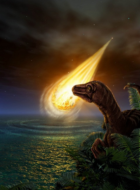 While many scientist accept that earth was struck by an asteroid, there is still dispute that says it was the dinosaurs' inability to adapt to the new climate that caused their demise