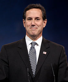 2012 Republican Presidential Candidate Rick Santorum