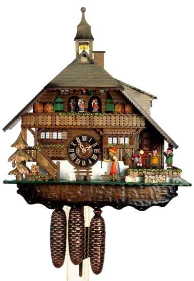 Cuckoo clocks are an acquired taste. My father once shot the cuckoo for waking him up from a sound sleep.