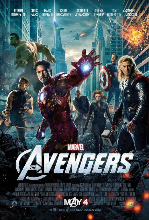 Robert Downey Jr. and Chris Evans in "Marvel's' The Avengers Assemble" 