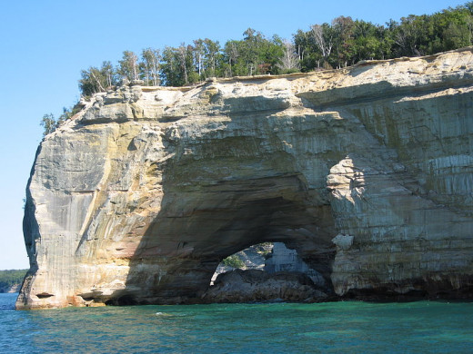 One of the Pictured Rocks.