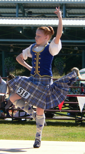 The only traditional kilt attire for women