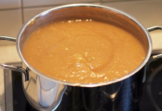 Apple puree is also used to make applesauce, as well as cider. The process differs once you've produced the puree.