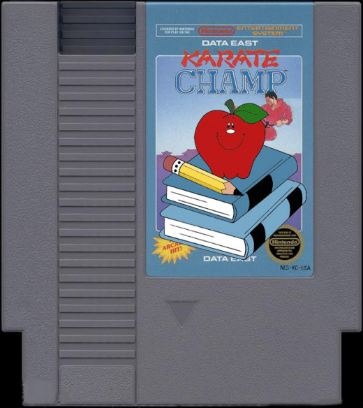 A reminder like this on the game cartridge was printed in later edition North American cartridges. The game was used to get kids away from their Nintendo Entertainment System and back to work on homework.