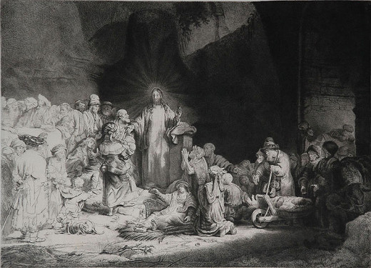 Rembrandt etching, "The Hundred Guilder Print". Hammer price November 2007: $325,000.