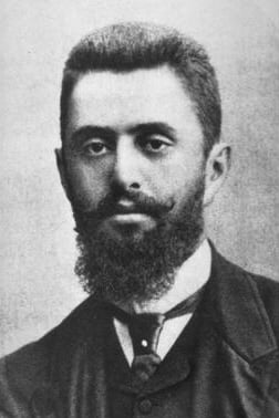 Theodor Herzl, the founder of Zionism, a movement which called for a Jewish state in the Holy Land.