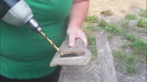 It is much easier to cut the inner handgrip out before cutting the complete handle section off of the plywood sheet.