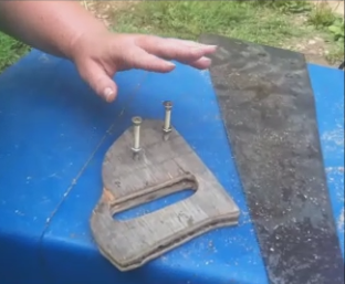 Insert bolts into the holes as they are drilled to help secure the sections while drilling the next hole.