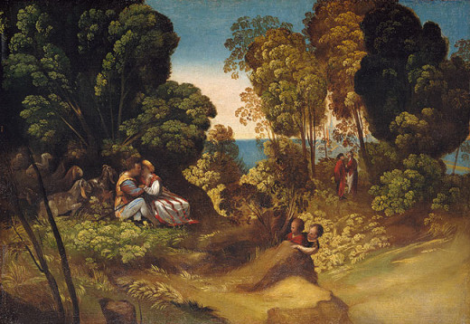 Dosso Dossi, The Three Ages of Man (a. 1514), New York Metropolitan Museum of Arts