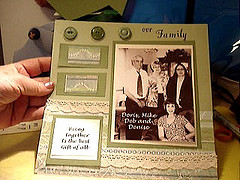 Heritage Srapbook Layout Embellished with Lace