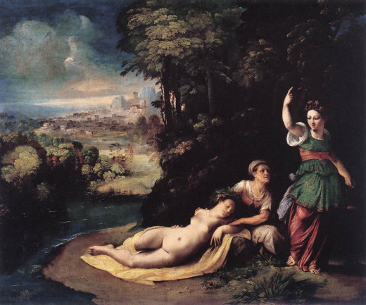 Dosso Dossi, Mythological Allegory (a. 1530), Rome Galleria Borghese
