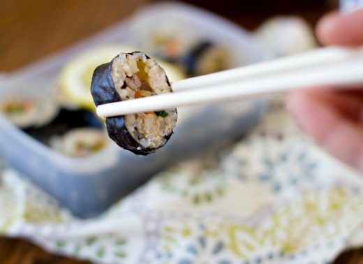 You'll be eating that yummy kimbap in the next few minutes!