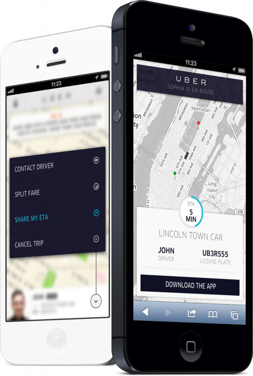via Uber