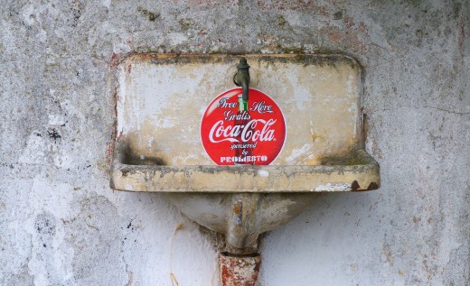 Dirty bathroom sink