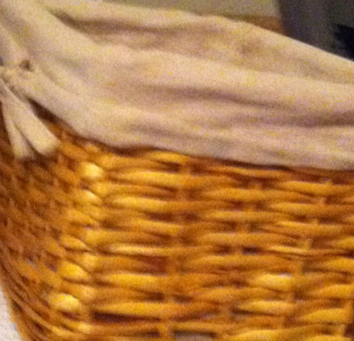 Lined baskets make for great storage, and they are very easy to clean!