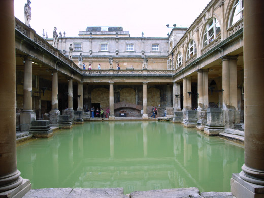 Roman Baths. You’re not allowed to touch the water. An archaeologist came down with Legionnaire’s Disease while digging around in the mud...